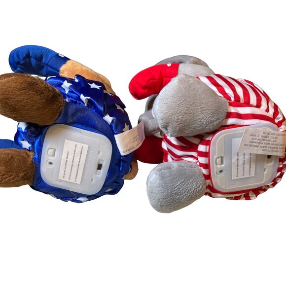 Plush Patriotic Boxing figures Donkey Elephant - Picture 9 of 11